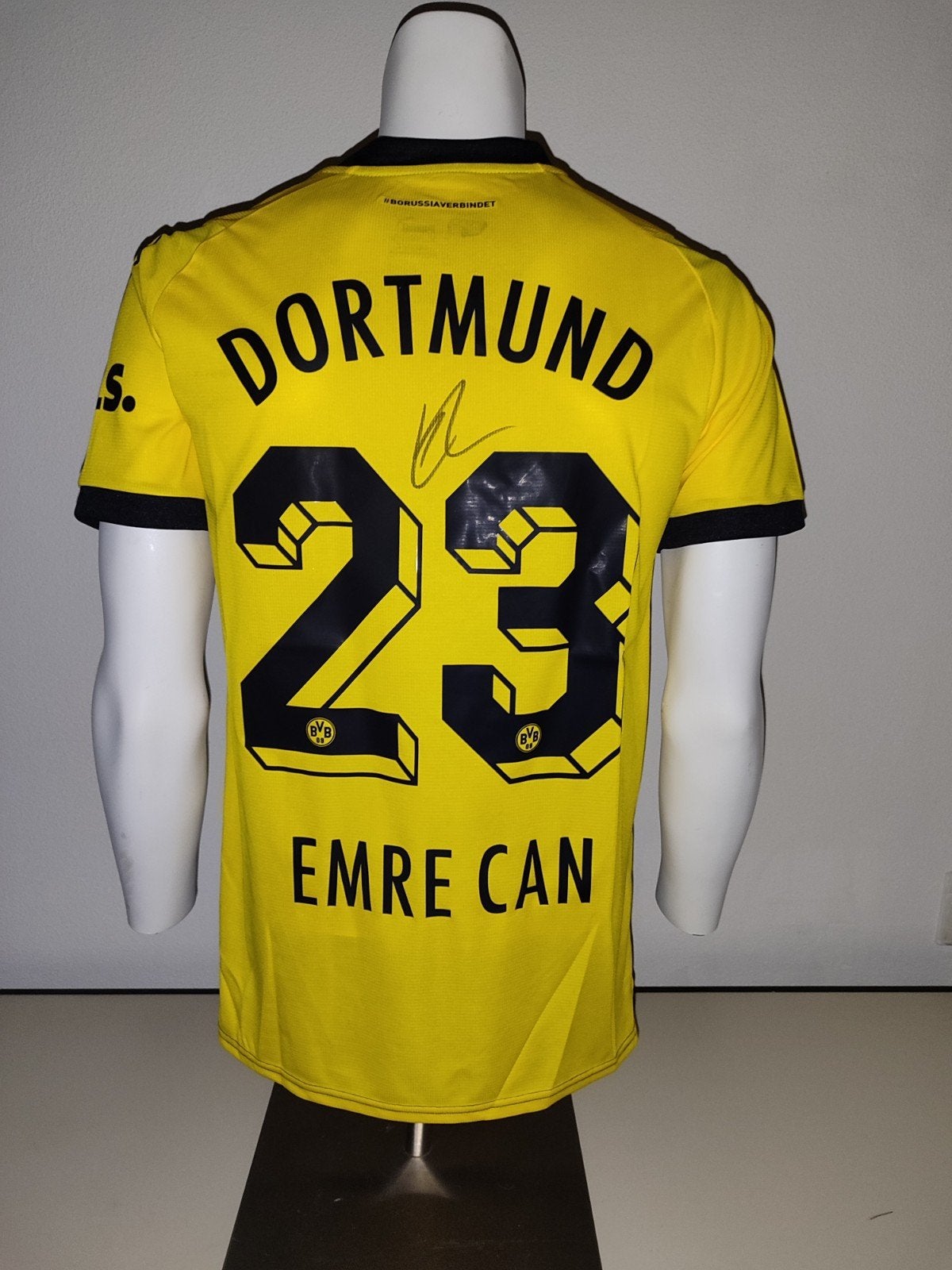 Borussia Dortmund shirt met handtekening van Emre Can COA, Ophalen of Verzenden, Nieuw, Buitenlandse clubs, Shirt
