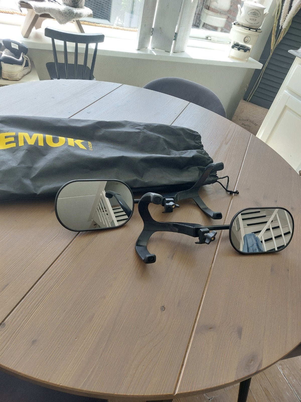 Emuk caravanspiegels audi, Auto diversen, Auto-accessoires, Ophalen of Verzenden, Zo goed als nieuw