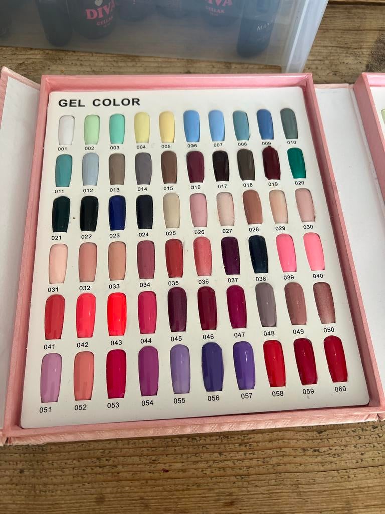 Diva Gel Nagellak 15 ml - Diverse Kleuren, Overige kleuren, Nieuw, Ophalen of Verzenden, Handen en Nagels