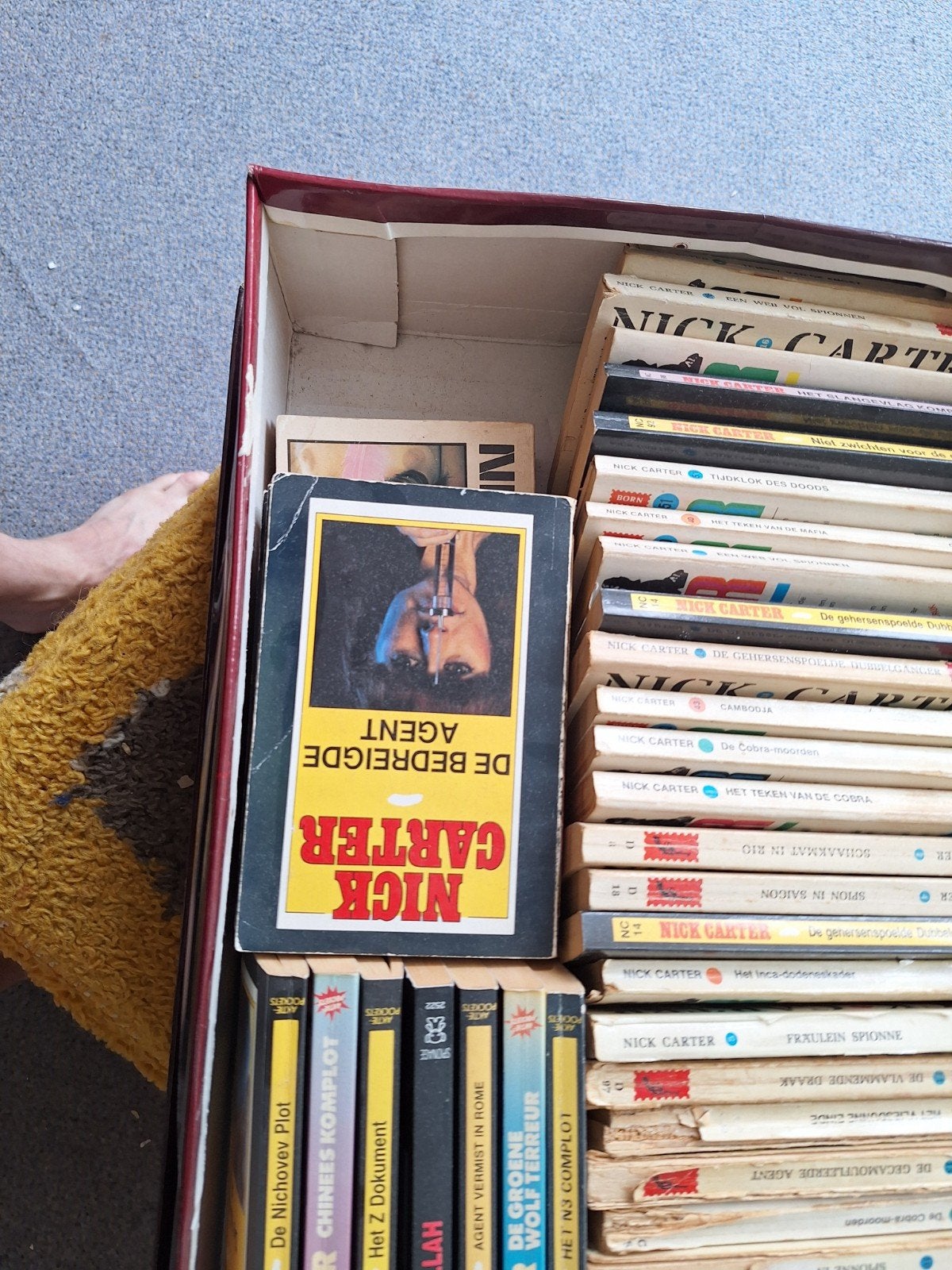 Nick Carter Pocketboeken - sommige met beschadiginge, Boeken, Ophalen of Verzenden, Gelezen, Nick Carter