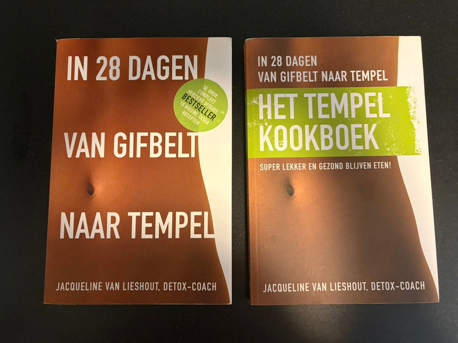 In 28 dagen van gifbelt naar tempel + Het Tempel Kookboek, Ophalen of Verzenden, Gelezen, Dieet en Voeding
