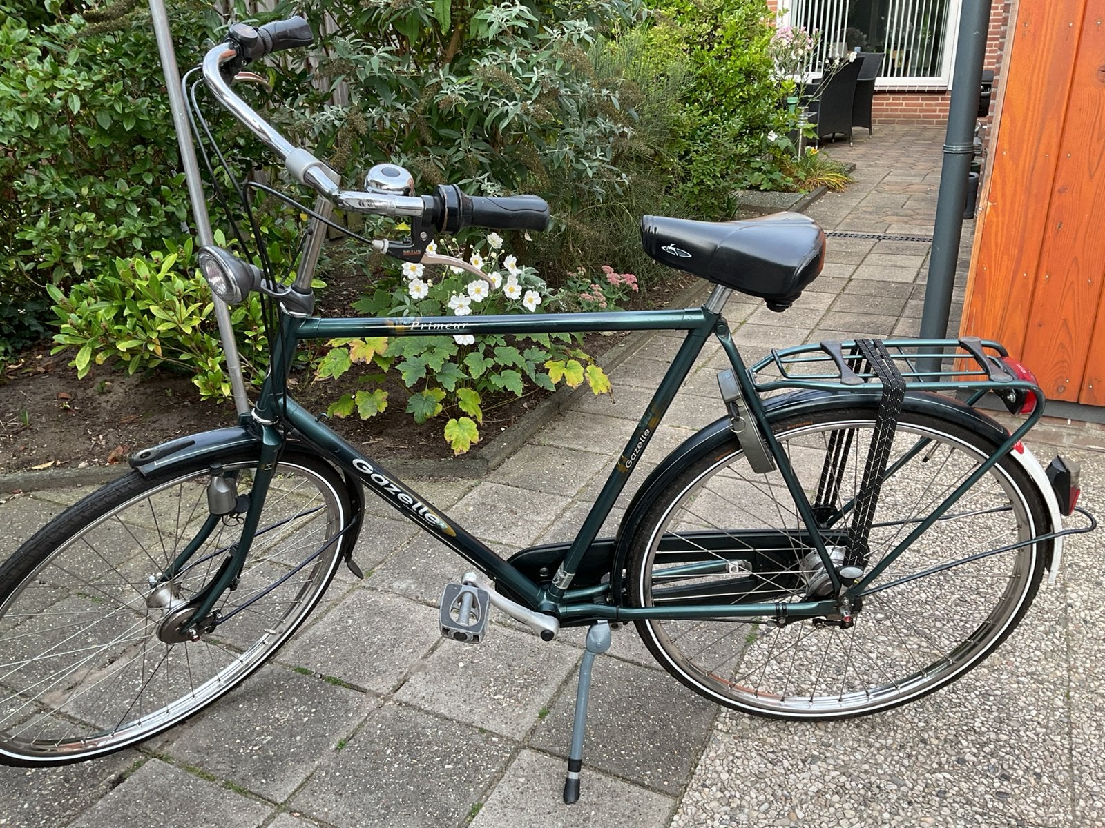Heren fiets, Fietsen en Brommers, Ophalen, Gebruikt, Versnellingen, 57 tot 61 cm