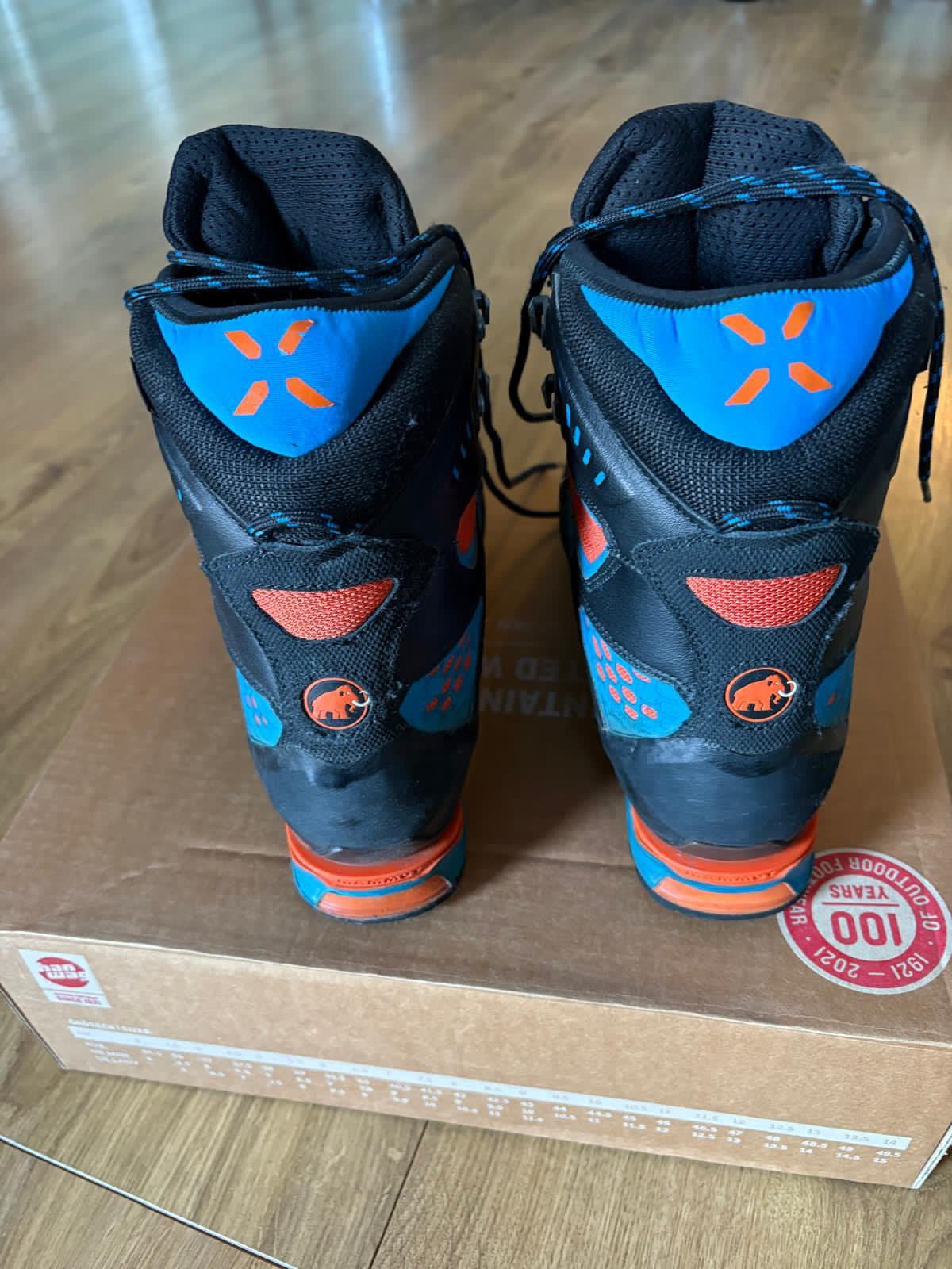 Bergschoenen wandelschoenen Mammut  heren blauw maat 44, Ophalen, Zo goed als nieuw, Schoenen