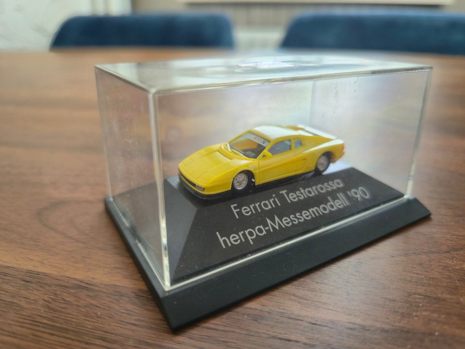 Herpa Ferrari Testarossa 1/87, Ophalen of Verzenden, Zo goed als nieuw, Auto, Herpa