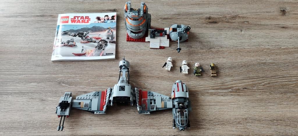 75202 - Defence of Crait, Compleet, Star Wars, Lego, Ophalen of Verzenden