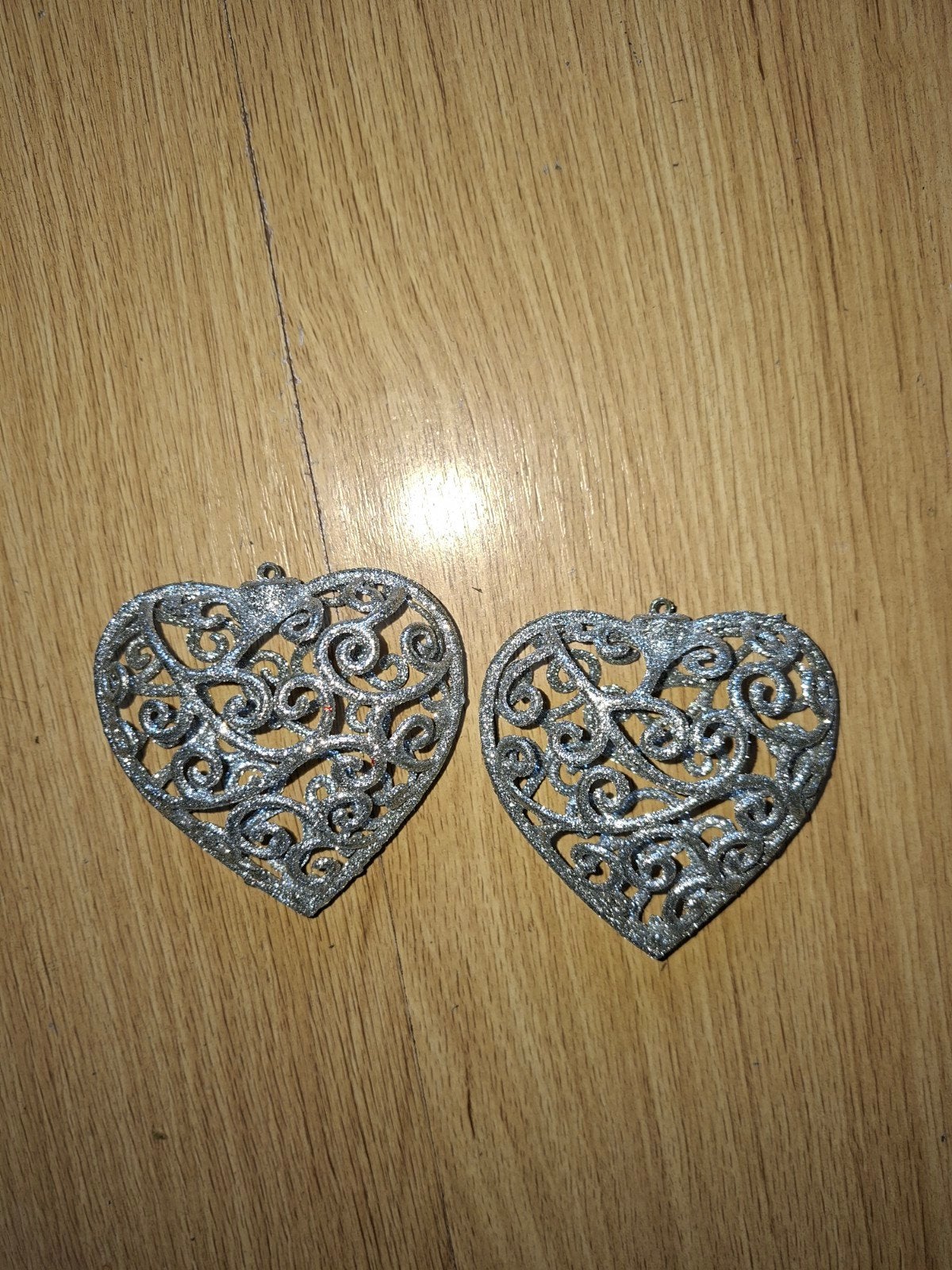 decoratie harten, Overige materialen, Ophalen of Verzenden, Zilver, Klassiek
