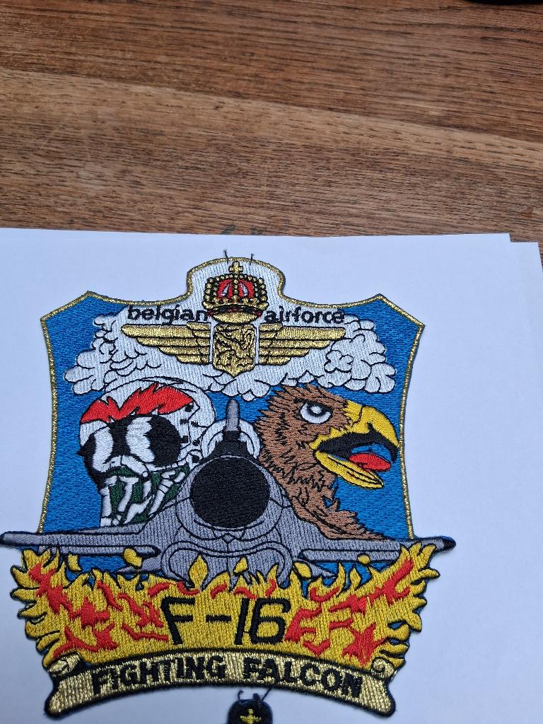 belgische luchtmacht 2, Ophalen of Verzenden, Luchtmacht, Overige gebieden, Embleem of Badge