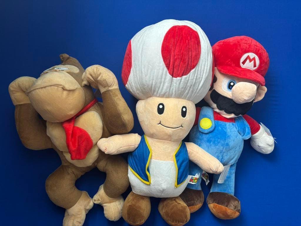 Mario Bros Knuffels / Nieuw /  50cm, Overige typen, Nieuw, Ophalen of Verzenden, Wasbaar