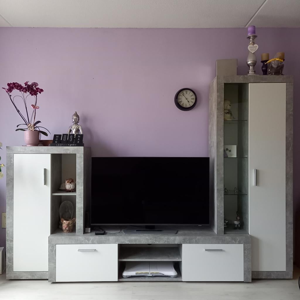 Meubelset betonlook €100 (evt. ook los te koop), Ophalen, Gebruikt