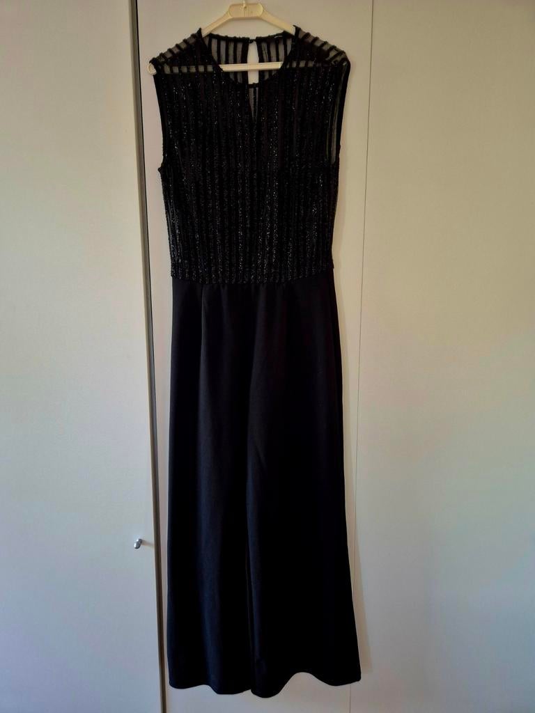 Lange zwarte Vero Moda jumpsuit - maat large ***zgan***, Vero Moda, Zwart, Maat 42/44 (L), Ophalen of Verzenden