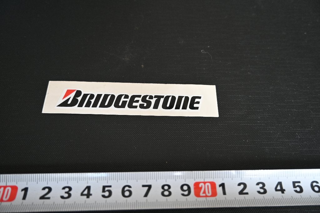 sticker transparant logo autobanden BRIDGESTONE, Ophalen of Verzenden, Zo goed als nieuw