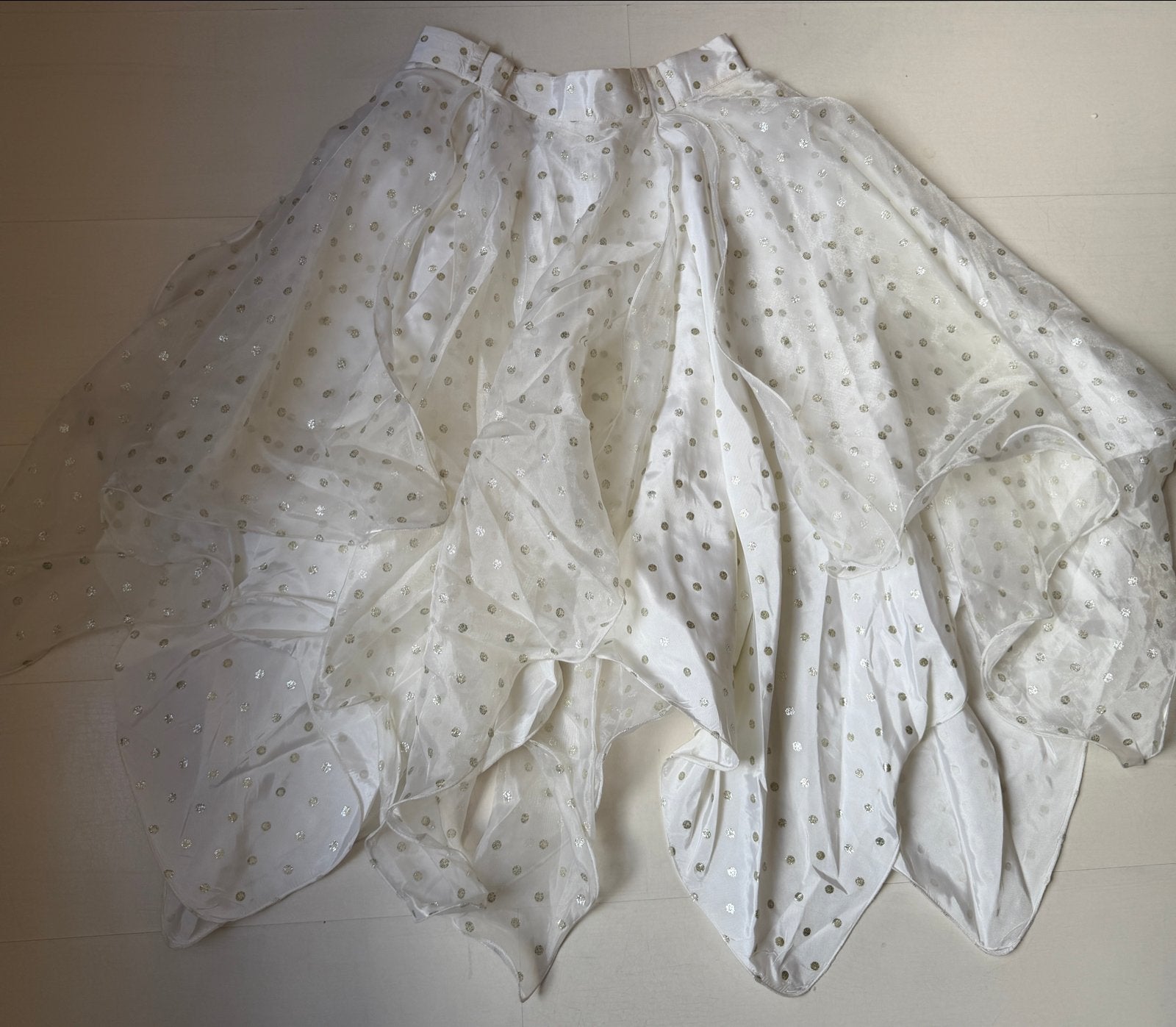 Vintage Vera Mont feestrok - Maat 34, Kleding | Dames, Wit, Ophalen of Verzenden, Zo goed als nieuw, Maat 34 (XS) of kleiner
