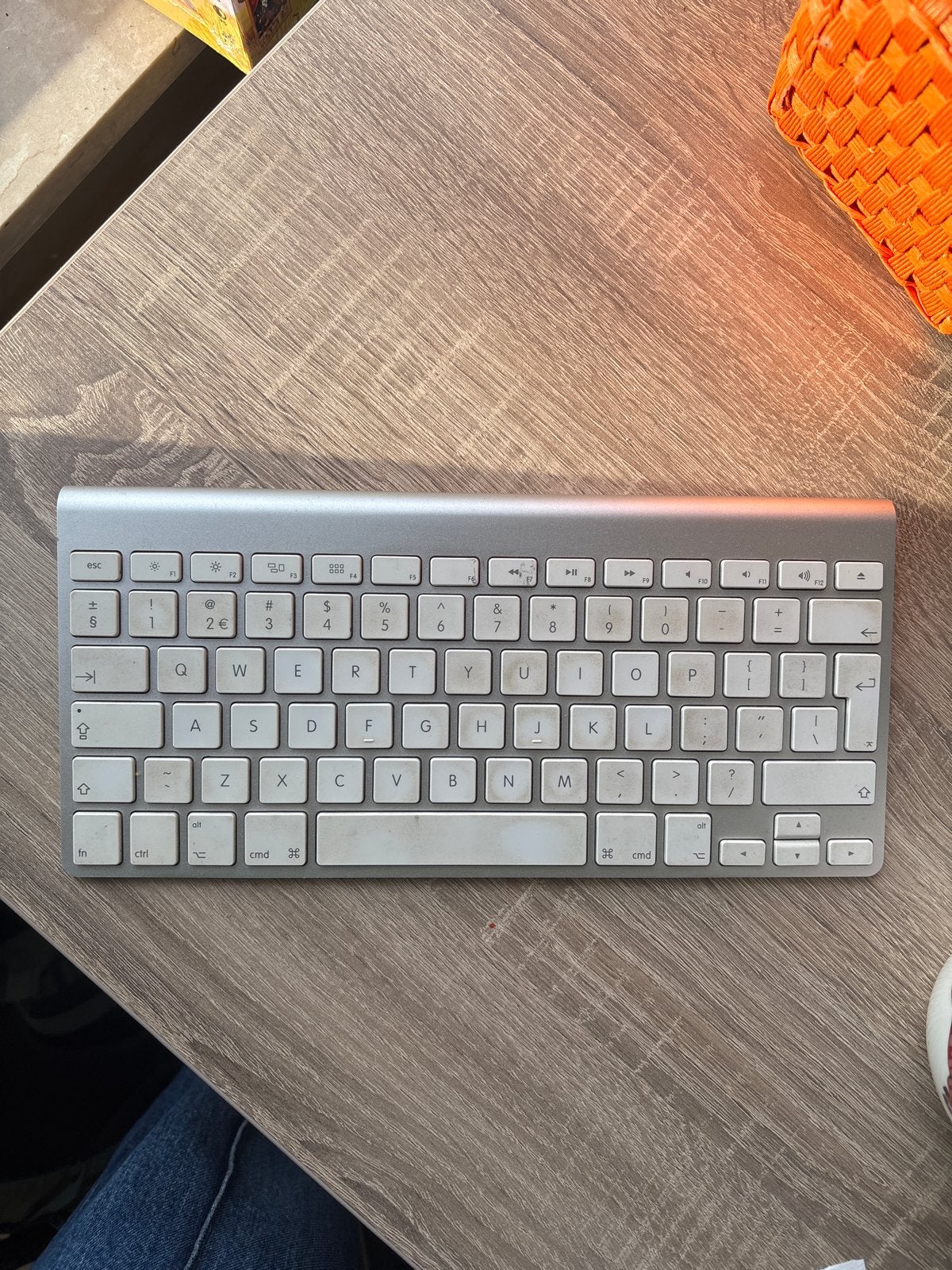 Apple draadloos toetsenbord A1314 - QWERTY, Computers en Software, Toetsenborden, Ophalen of Verzenden, Qwerty, Gebruikt, Draadloos