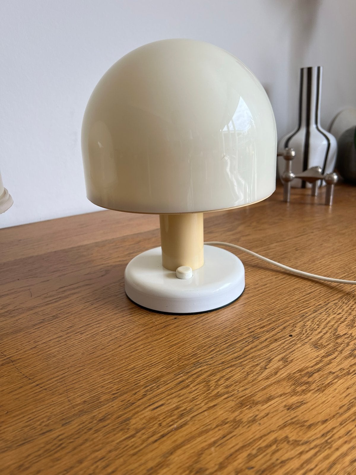 Vintage Harvey Guzzini mushroom lampje 90,00 voor alle 2, Gebruikt, Overige merken, Vintage, Paddenstoellamp