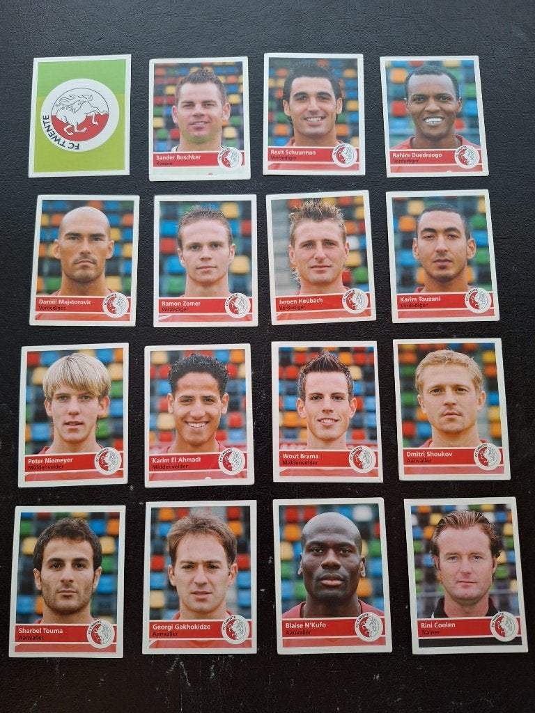 Complete set stickers FC Twente 2005/06, Ophalen of Verzenden, Zo goed als nieuw, F.C. Twente, Poster, Plaatje of Sticker