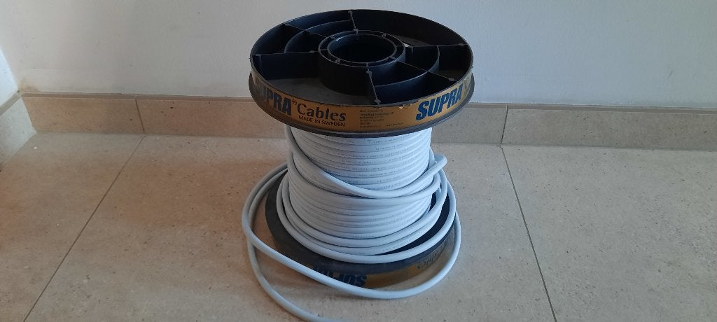 Supra Cinch XLR HDMI Stekkerdoos luidsprekerkabel Lorad, Ophalen of Verzenden, Nieuw, 10 meter of meer, Luidsprekerkabel