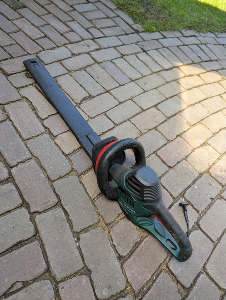 Parkside elektrische heggenschaar, Tuin en Terras, Heggenscharen, Ophalen, Gebruikt, Elektrisch, Parkside