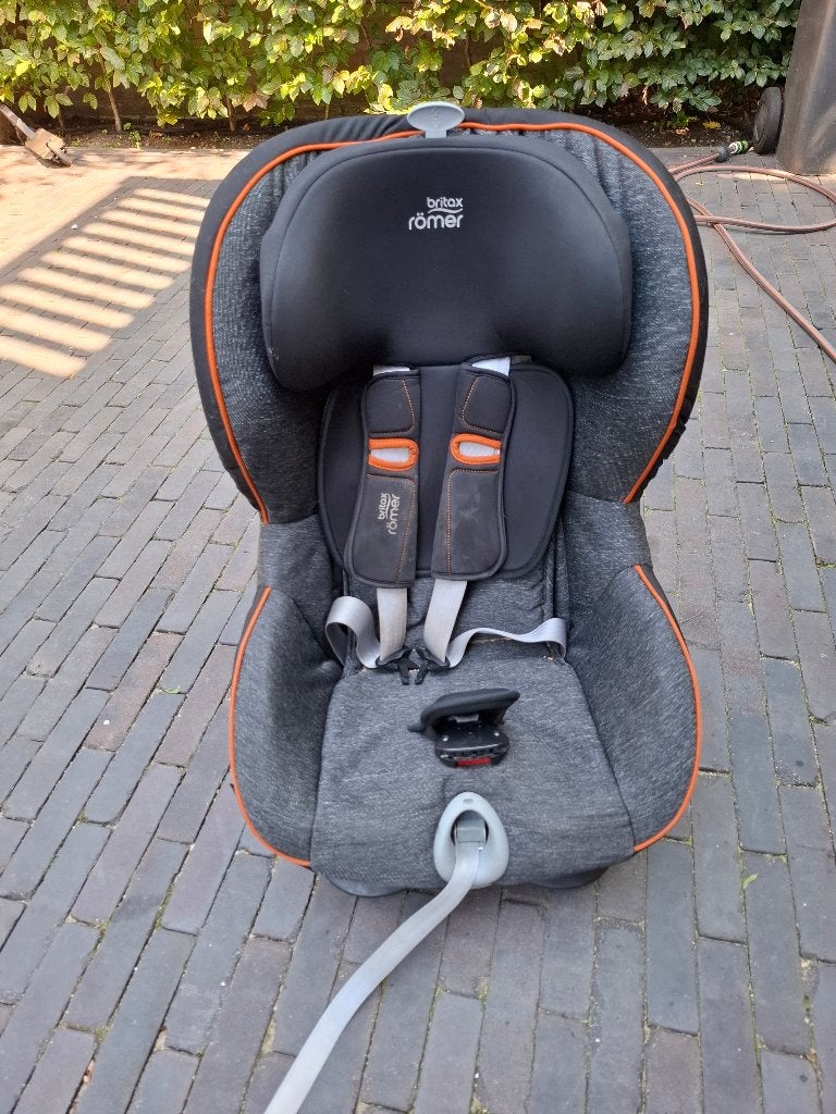 Britax Römer autostoel - Grijs/Oranje, Ophalen, Romer, Verstelbare rugleuning, 9 t/m 18 kg