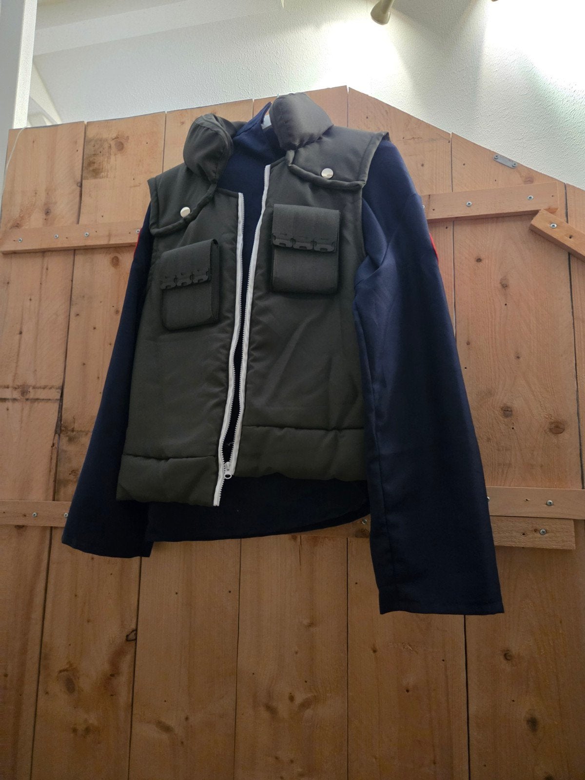 Naruto Cosplay Vest - Kakashi of Chunin Stijl, Maat 38/40 (M), Ophalen of Verzenden, Kleding, Overige thema's