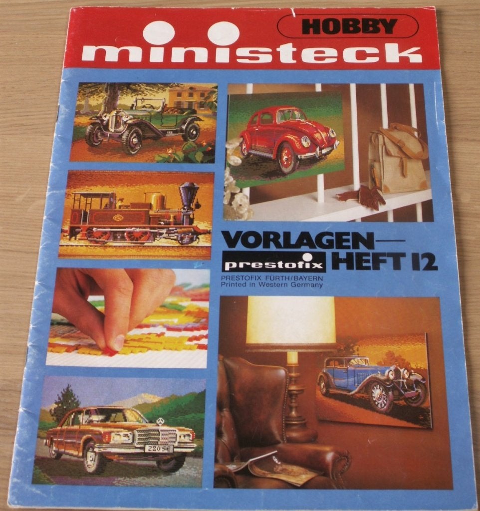 Ministeck Hobby voorbeeldenboek treinen + auto’s.  Heft12, Ophalen of Verzenden, Zo goed als nieuw, Losse ministeck of Strip