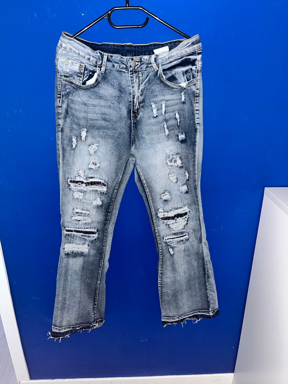Nieuwe Flared Jeans Maat M - Zonder Tags, Ophalen of Verzenden, Nieuw, Blauw, Overige jeansmaten