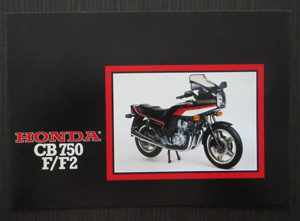 Folder Honda CB 750 F/F2 (C) - ca. 1982 - 4 blz (Ned.), Verzenden, Honda