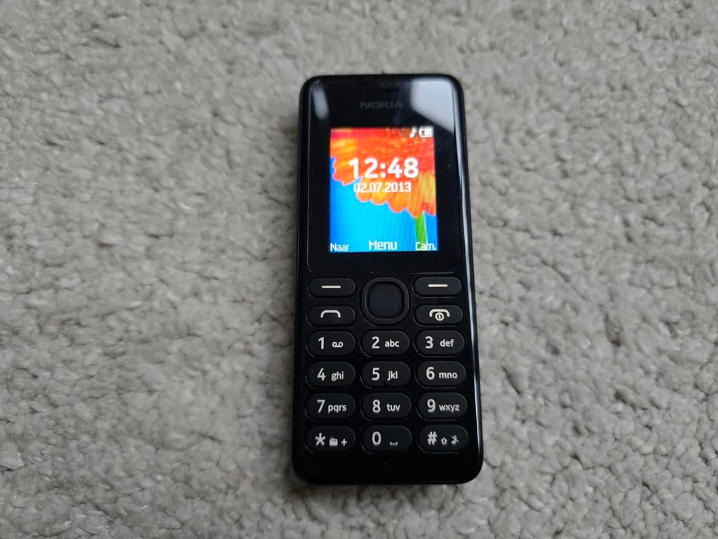 Nokia 108, Ophalen of Verzenden, Gebruikt, Zwart