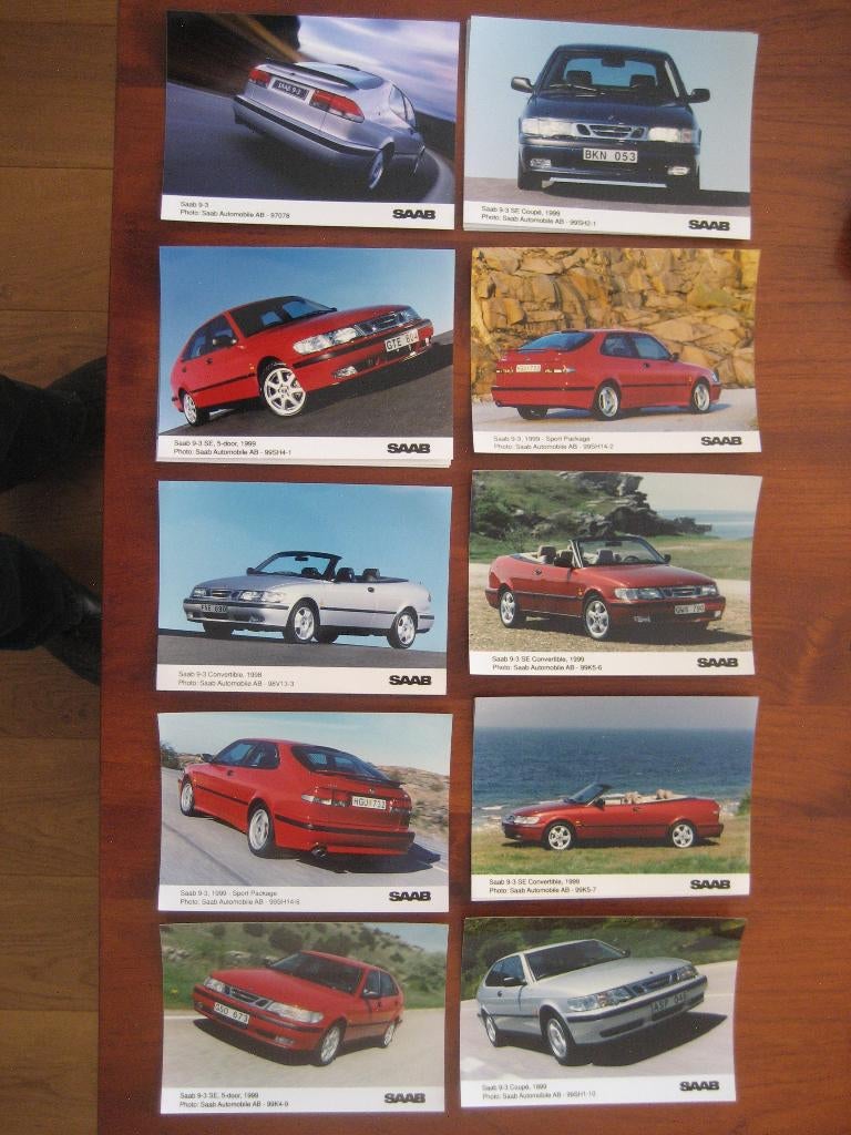 ruim 100 SAAB persfoto's (in kleur), Ophalen of Verzenden, Nieuw, Overige merken