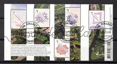 gestempeld velletje. jaar 2015: Mooi Nederland, Ophalen of Verzenden, Na 1940, Gestempeld