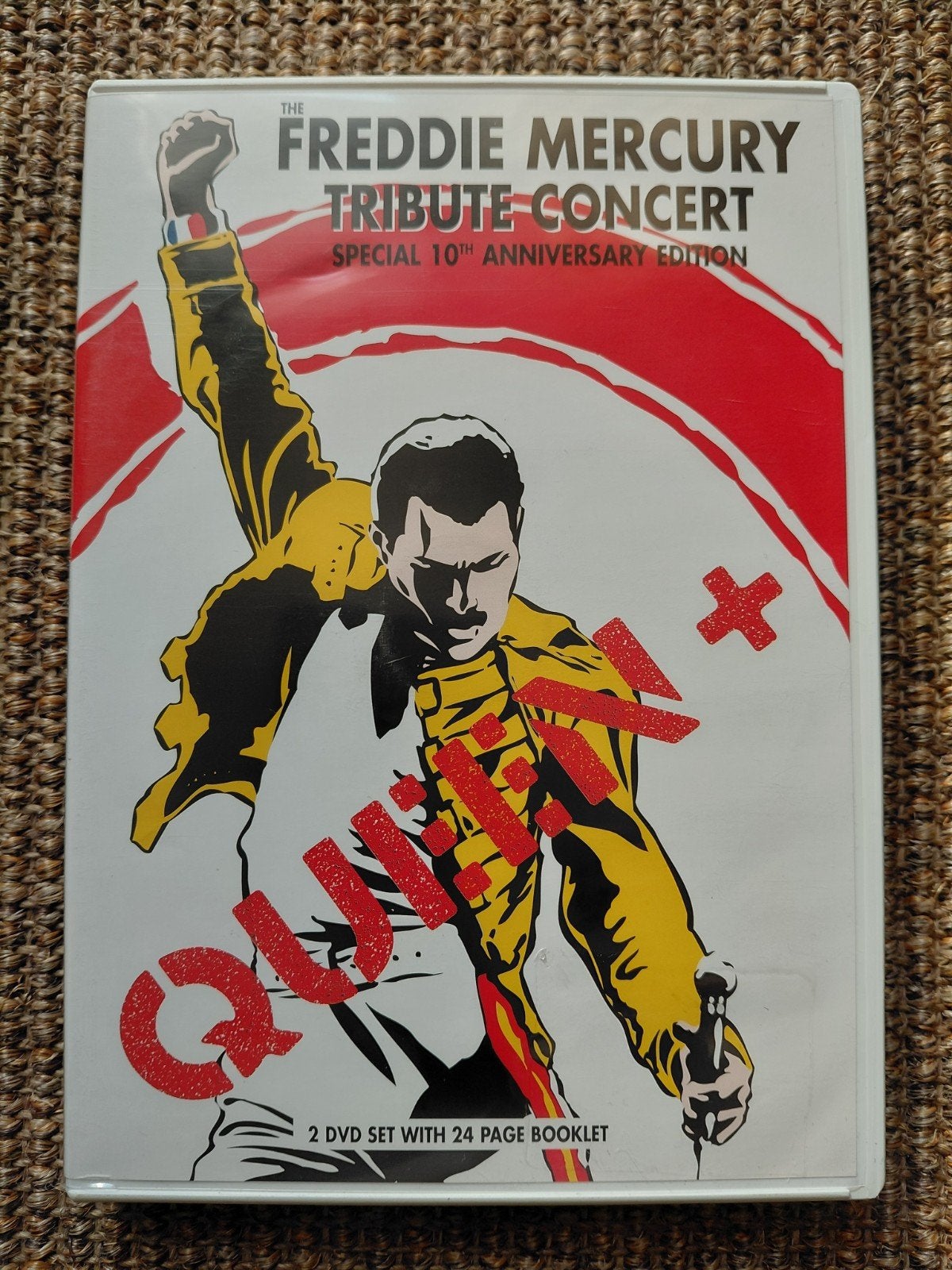 Freddie Mercury Tribute 2 DVD set, Cd's en Dvd's, Dvd's | Muziek en Concerten, Zo goed als nieuw, Concert, Bonusmateriaal, Inclusief boekje
