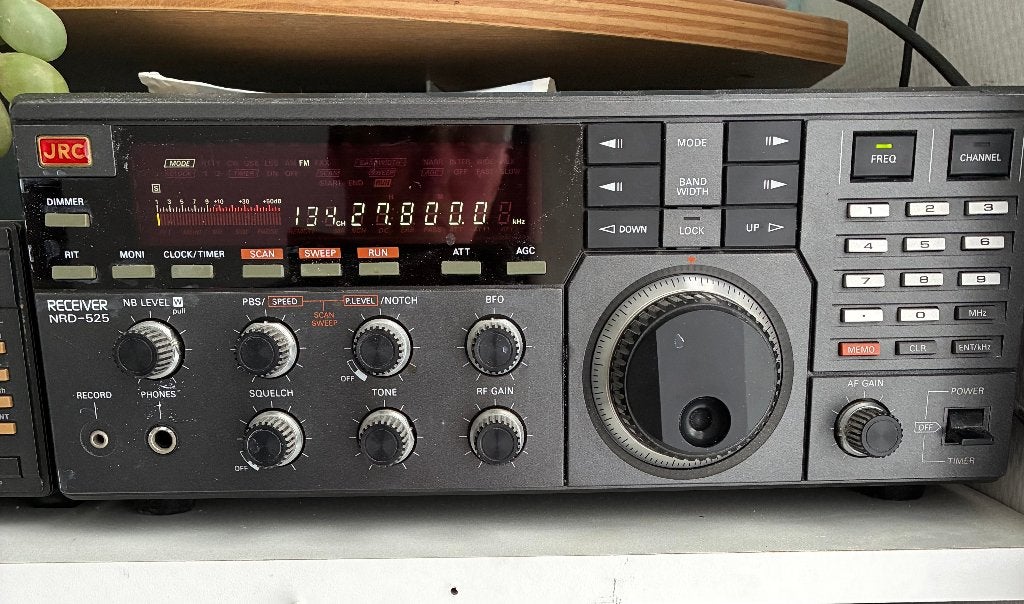 NRD525 ontvanger, Ophalen, Gebruikt