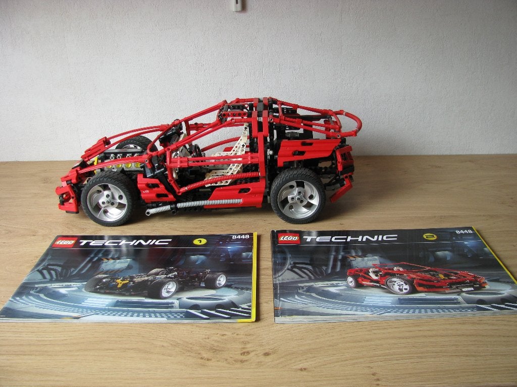 Lego Technic - 8448 - Super Car, Ophalen, Lego, Compleet, Zo goed als nieuw