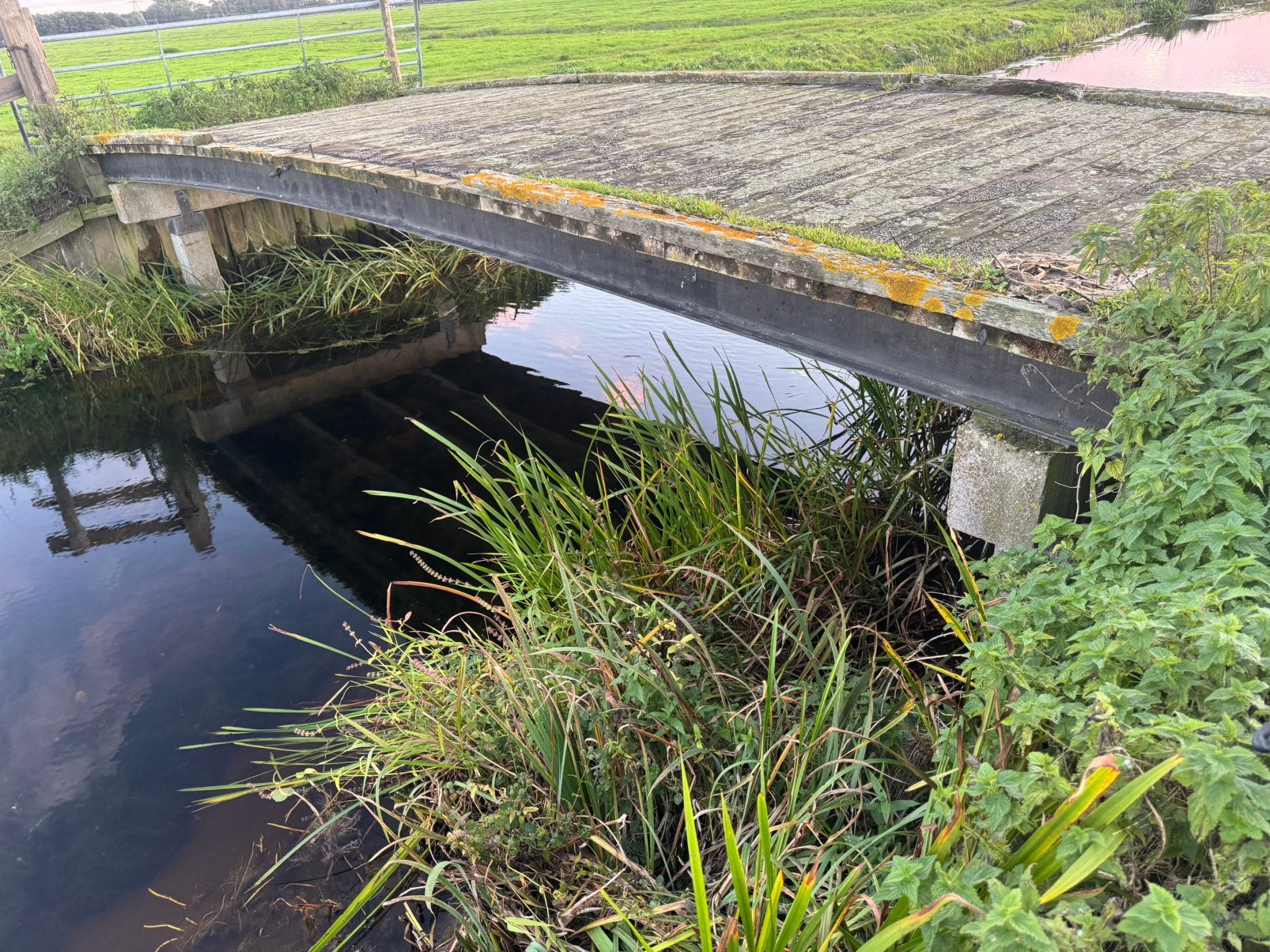 Robuuste hardhouten brug met stalen liggers (9m), Ophalen, Overige materialen, Zo goed als nieuw, Minder dan 2 meter