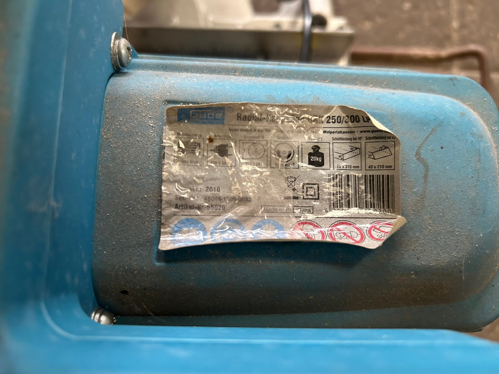 Gude Grk 250/300 afkortzaag zaag voor onderdelen, Ophalen, Zo goed als nieuw, Afkortzaag, 30 tot 70 mm
