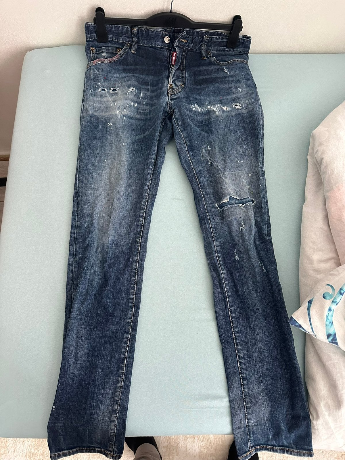 Dsquared2 Spijkerbroek, Ophalen of Verzenden, Zo goed als nieuw, Blauw, W33 - W34 (confectie 48/50)