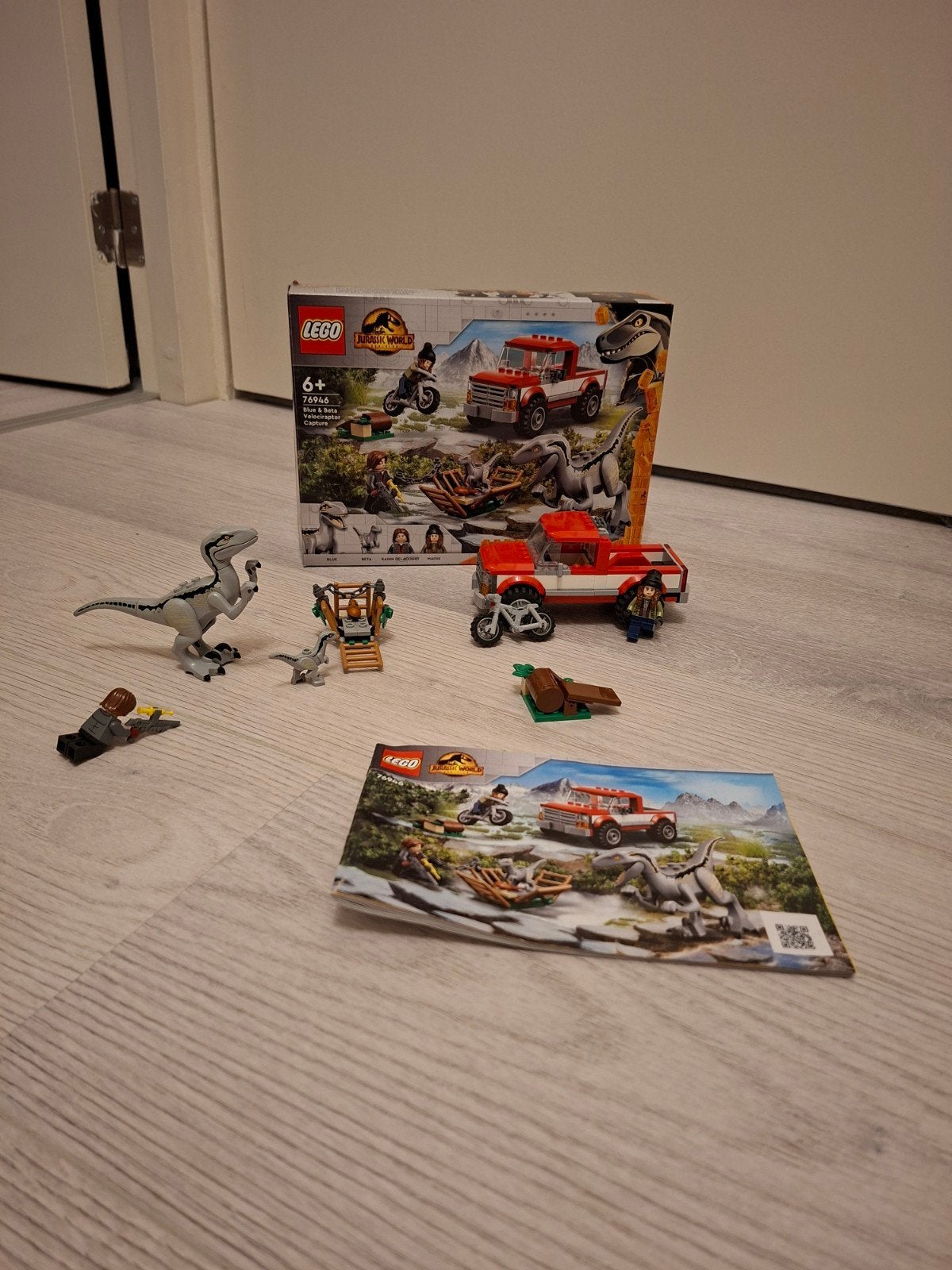 Lego Jurassic World 76946 Velociraptor, Jurassic World, Lego, Ophalen of Verzenden, Zo goed als nieuw
