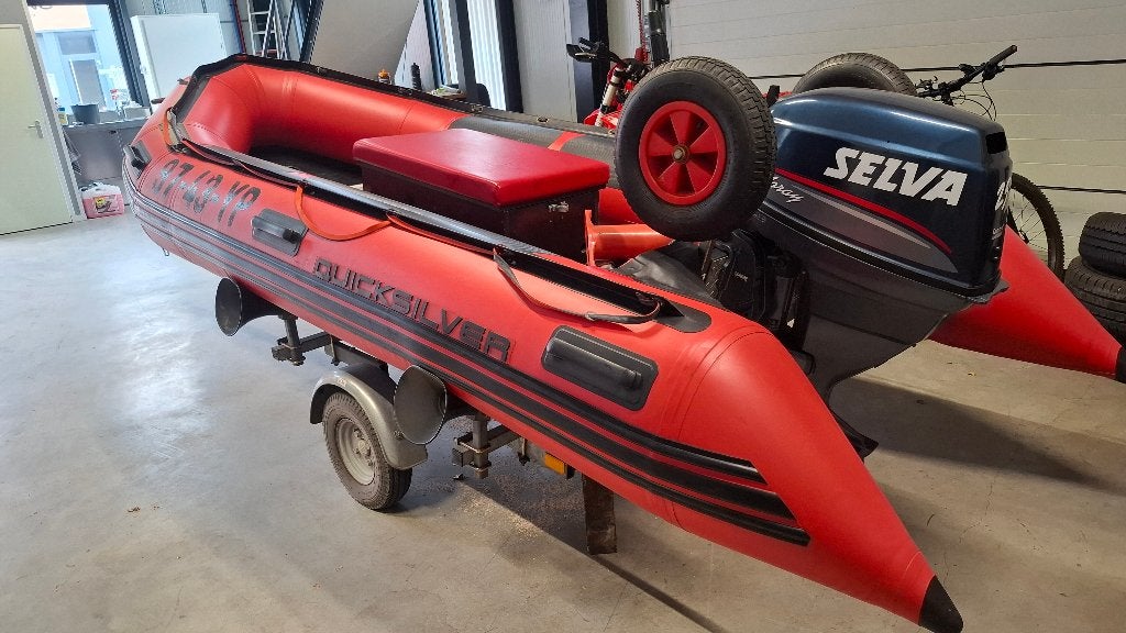 quicksilver 380hd met selva(yam.) 25pk 4takt van 2006, Ophalen, Quicksilver, Gebruikt, 4 m