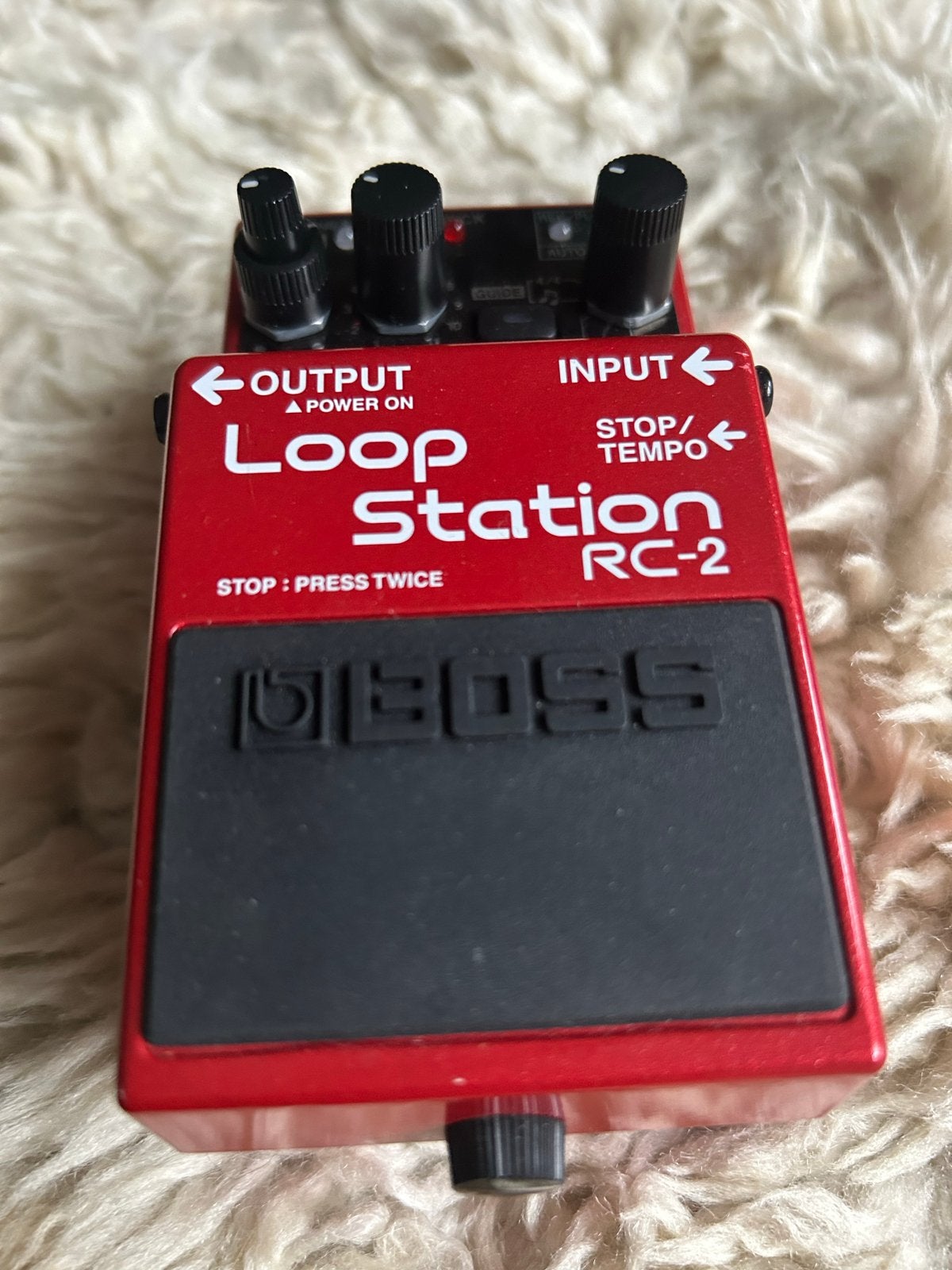 Boss Loop Station RC-2 met BCB-30 en adapter, Ophalen of Verzenden, Zo goed als nieuw, Overige typen