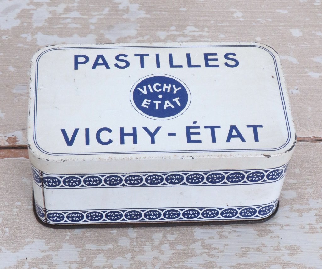 Oud Frans blik “Pastilles Vichy – État”, Ophalen of Verzenden