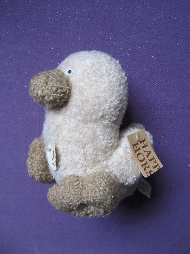 38 JARIGE HAPPY HORSE Knuffel EEND DUCK DANNY 1988 **Nieuw*, Happy Horse, Nieuw, Ophalen of Verzenden, Met label