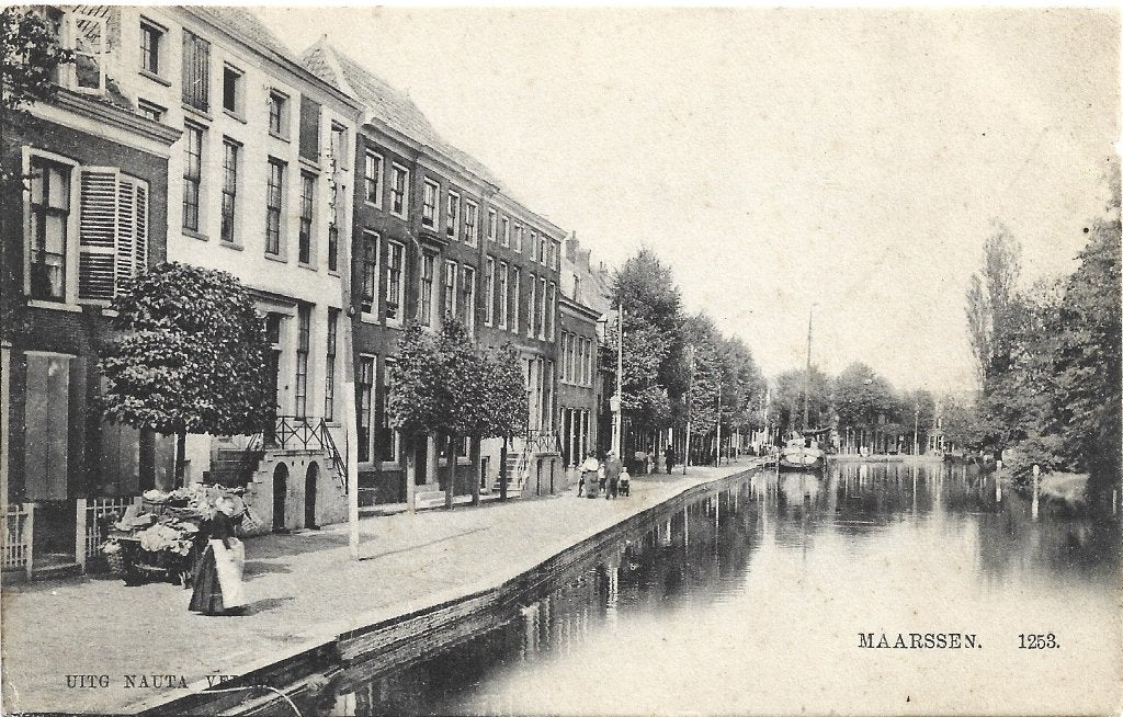 Maarssen;  Maarssen met de rivier de Vecht, Verzenden, Voor 1920, Ongelopen, Utrecht