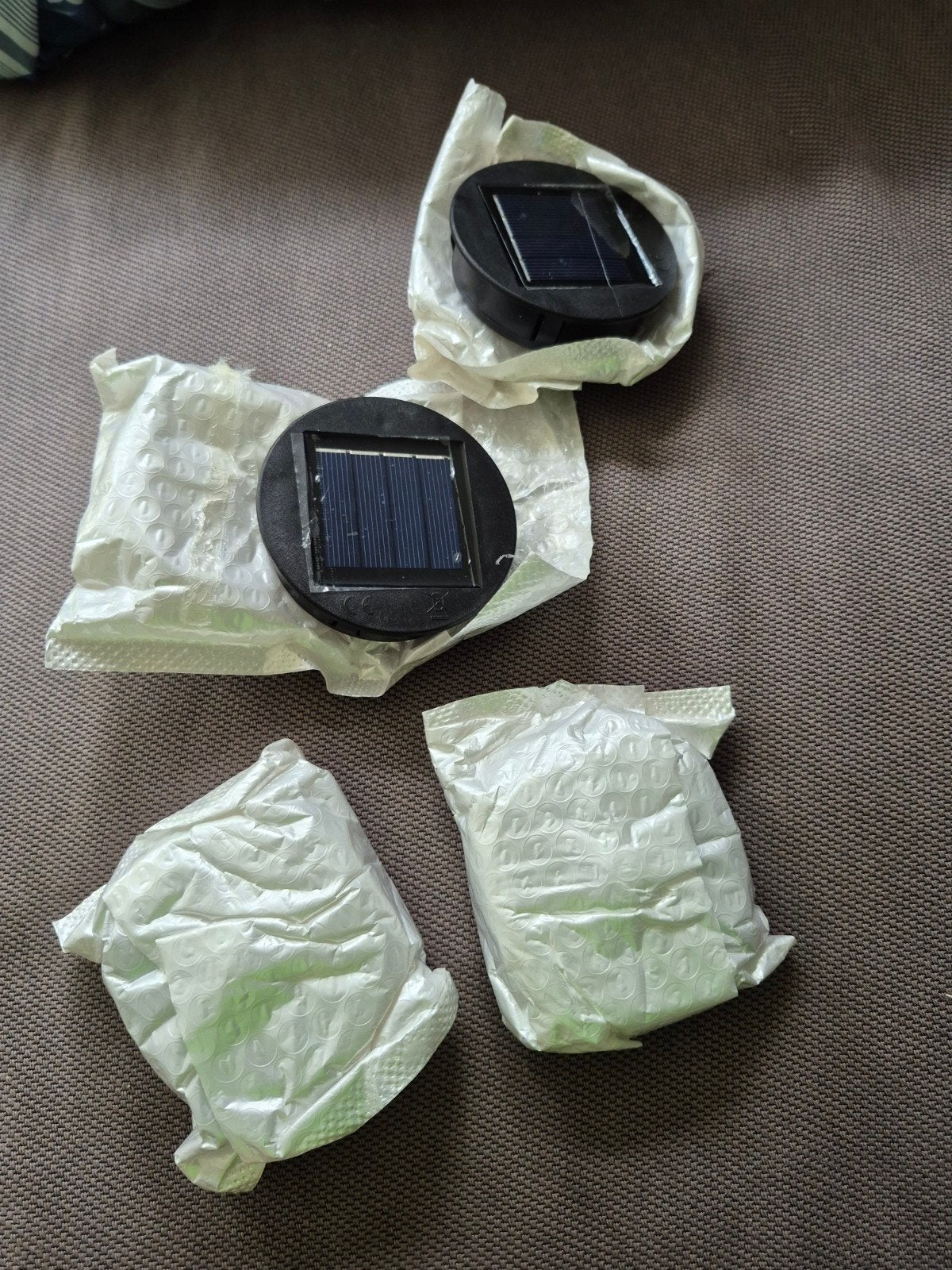 Zonne-energie LED-lampjes voor buiten (4 stuks), Tuin en Terras, Ophalen of Verzenden, Nieuw, Overige typen