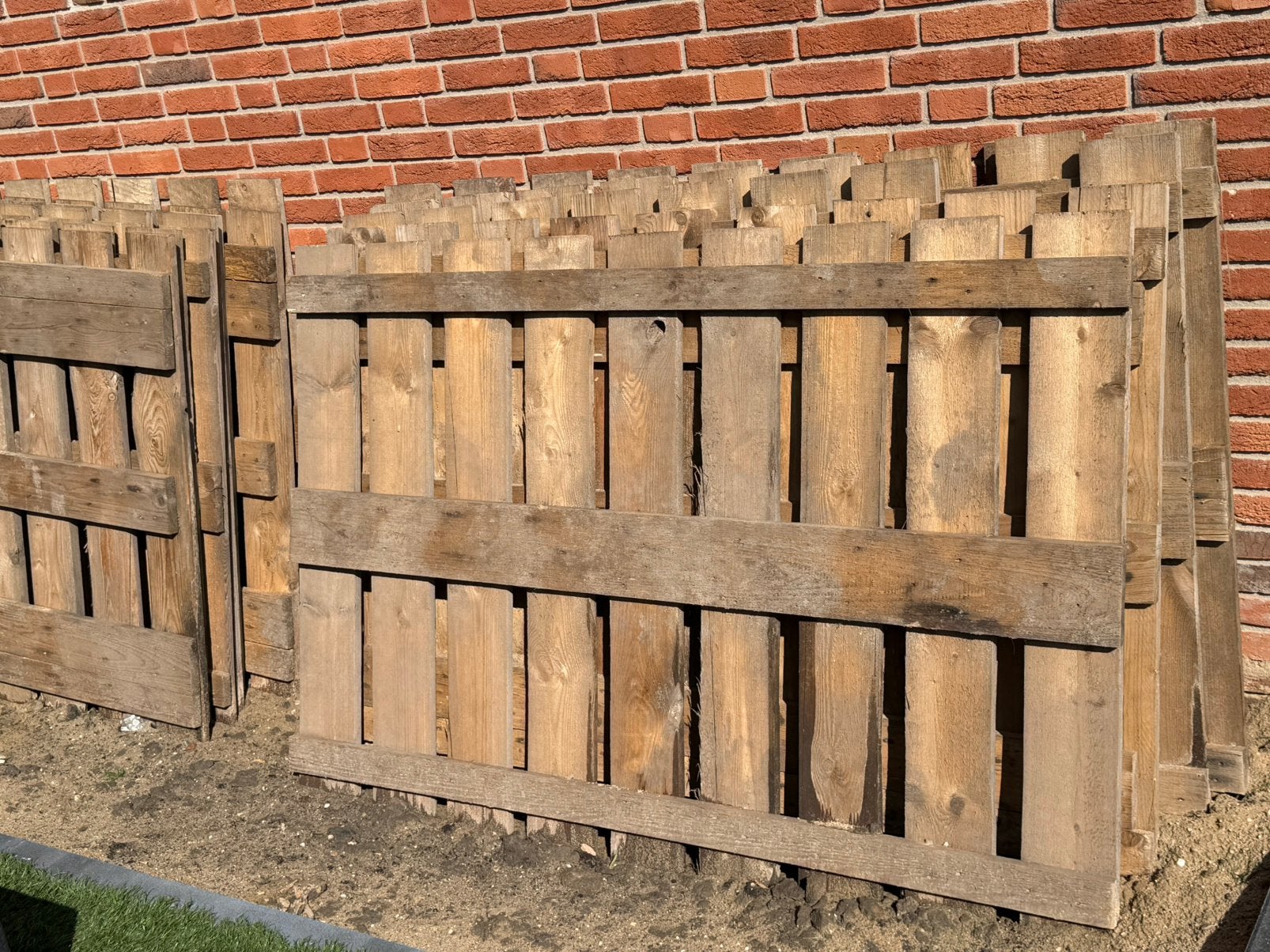 13 x goede gebruikte vlonders  (23 vierkante meter) 175,-, Tuin en Terras, Ophalen, Gebruikt, Hout