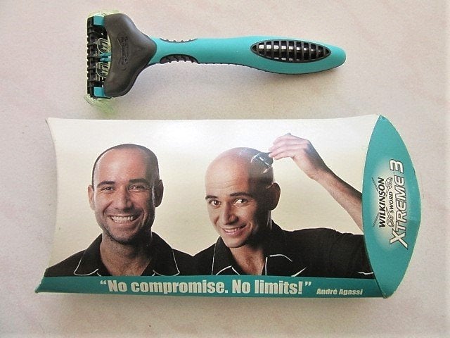 Wilkinson Xtreme 3 scheerapparaat - Andre Agassi - Tennis, Ophalen of Verzenden