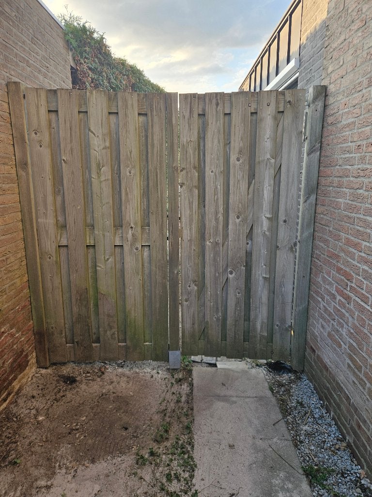 tuinpoort, Ophalen, Gebruikt, 200 cm of meer, Hout