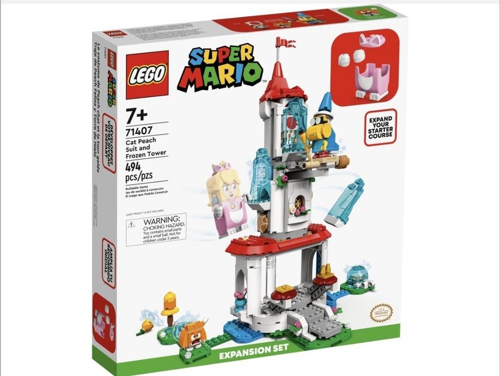 Lego Super Mario 71407 Cat Peach Suit And Frozen Tower, Lego, Nieuw, Ophalen of Verzenden, Ongeopend/sealed