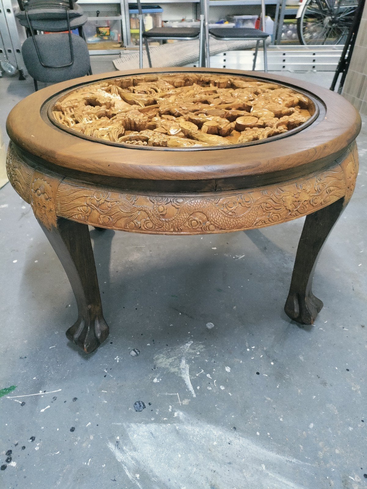 Vintage Chinese thee/salon tafel, Ophalen