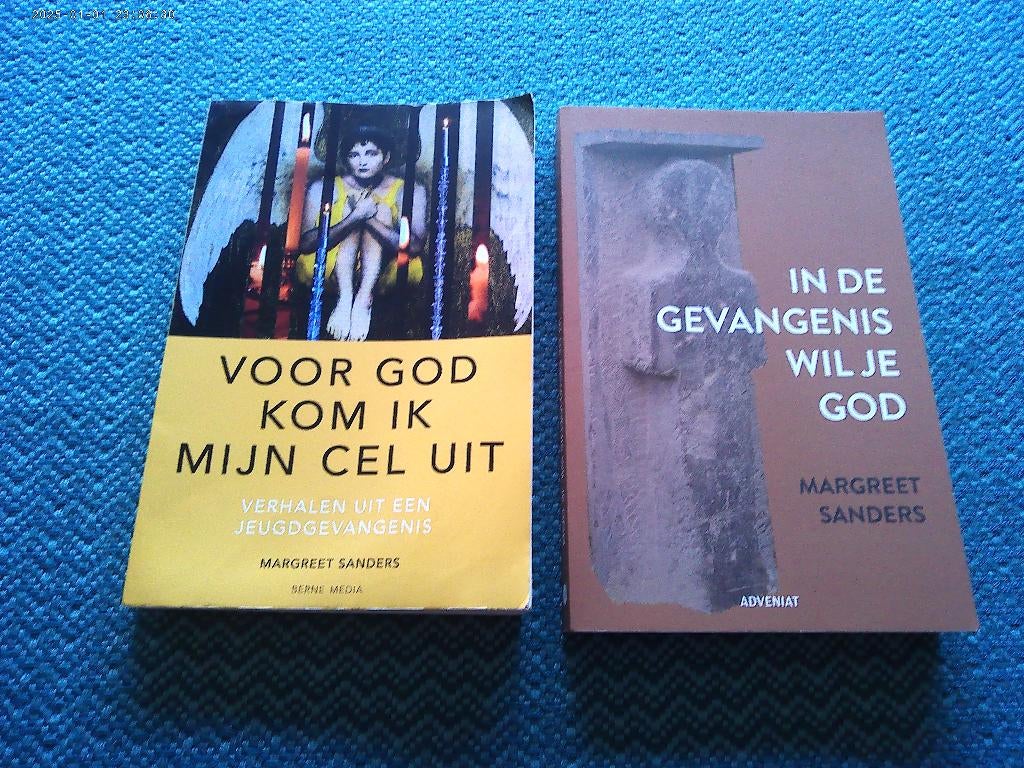 Voor God kom ik mijn cel uit en In de gevangenis wil je God, Boeken, Ophalen of Verzenden, Zo goed als nieuw, Margreet Sanders