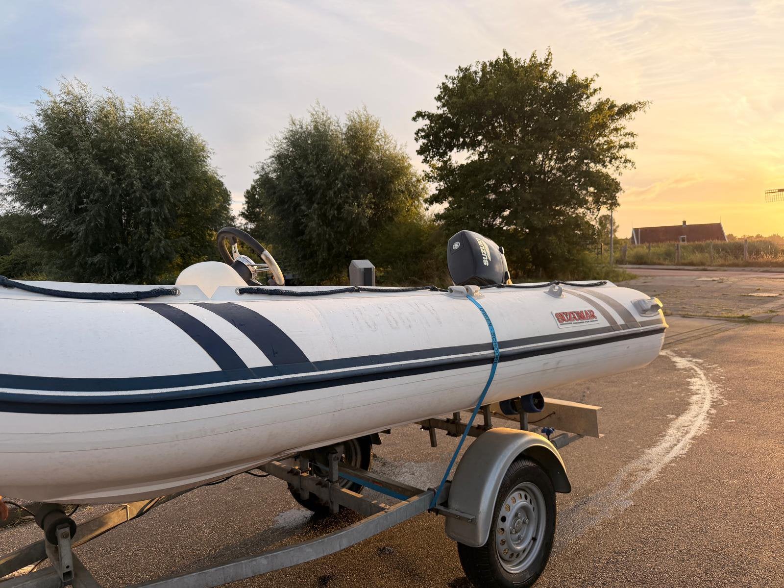 Rib 350 15 pk trailer, Gebruikt, 4 m, 15 pk, 1 cm
