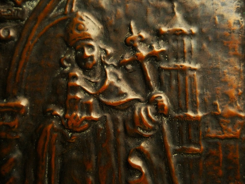 Reliëf St. Willibrordus Utrecht 739 - 1939 Bisschop Utrecht, Antiek en Kunst, Ophalen of Verzenden